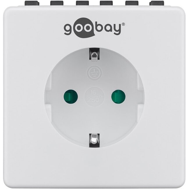 Goobay compacte tijdschakelklok set van 2 stuks - digitaal (10 programma's per week) - voor binnen / wit