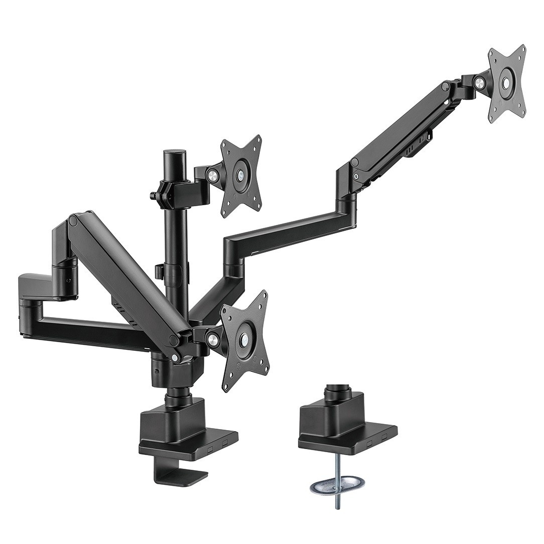 My Wall HL 51-3 L Monitor-tafelbeugel 43,2 cm (17) - 81,3 cm (32) Draaibaar, Kantelbaar