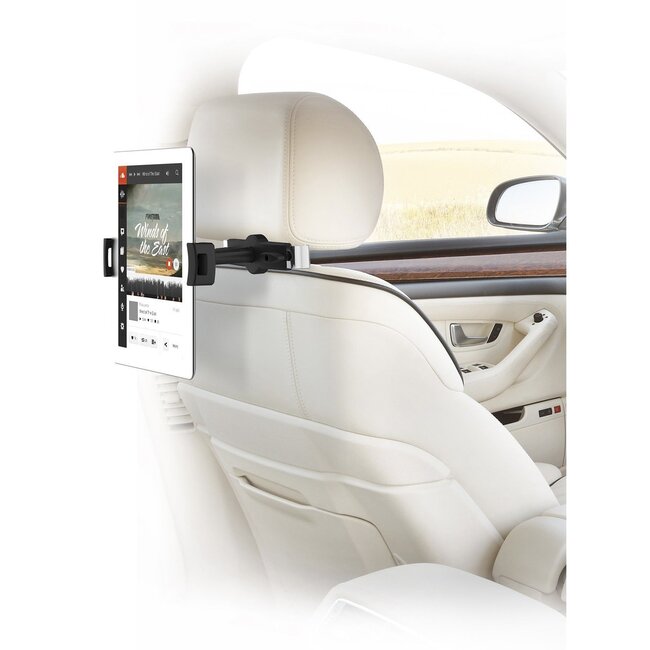 My Wall tablet autohouder met hoofdsteunbevestiging / zwart