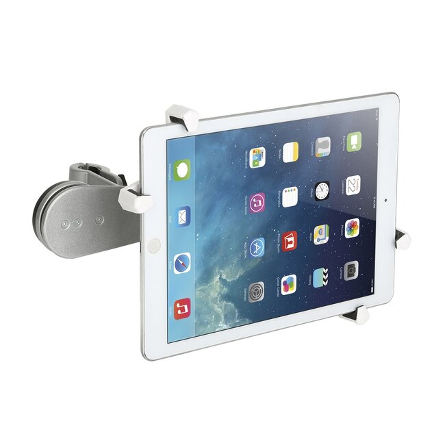 My Wall tablet autohouder met hoofdsteunbevestiging / zilver