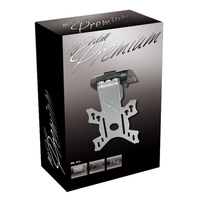 My Wall premium plafondbeugel voor schermen tot 20 inch / inklapbaar / zilver