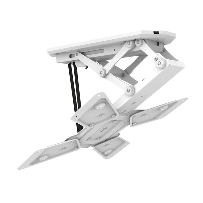 My Wall plafondbeugel voor schermen tot 55 inch / inklapbaar met motor (app en afstandsbediening) / wit