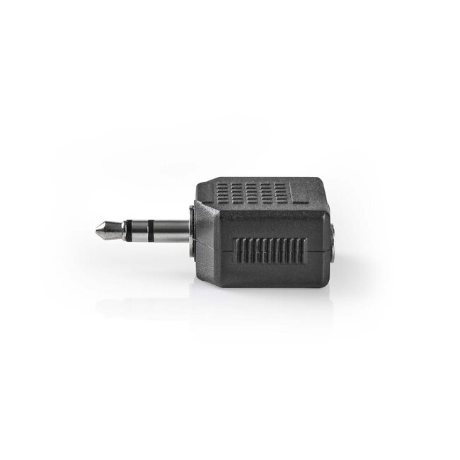 Nedis 3,5mm Jack stereo audio splitter / zwart