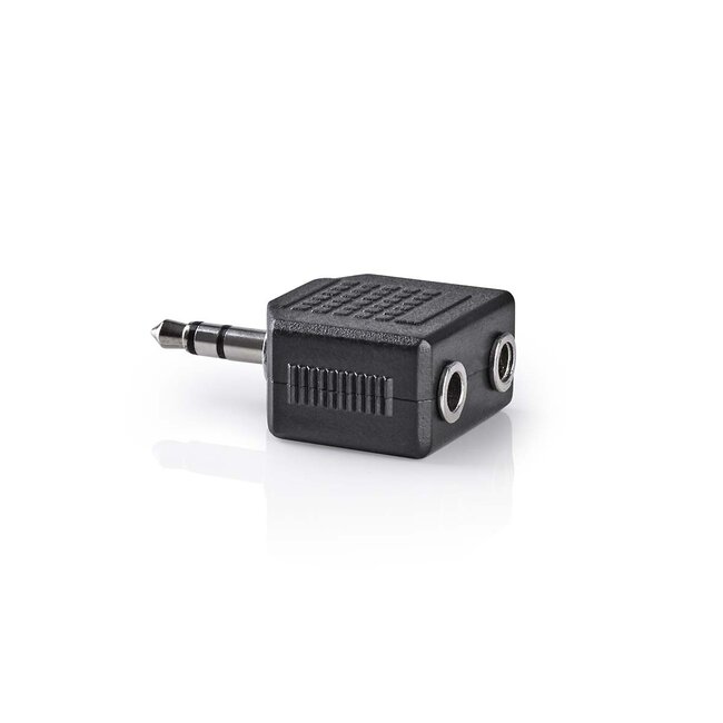 Nedis 3,5mm Jack stereo audio splitter / zwart