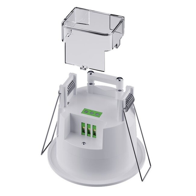 Goobay PIR bewegingssensor - 6m bereik - inbouw plafond / wit