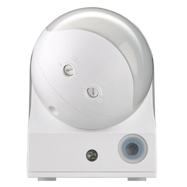 Goobay compacte PIR bewegingssensor voor buiten (IP44) - 12m bereik - muurbevestiging / wit