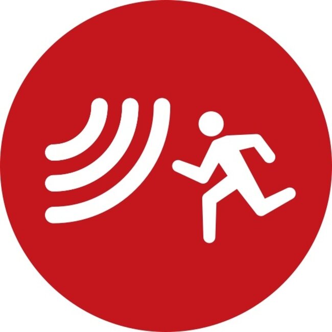 Goobay compacte PIR bewegingssensor voor buiten (IP44) - 12m bereik - muurbevestiging / wit