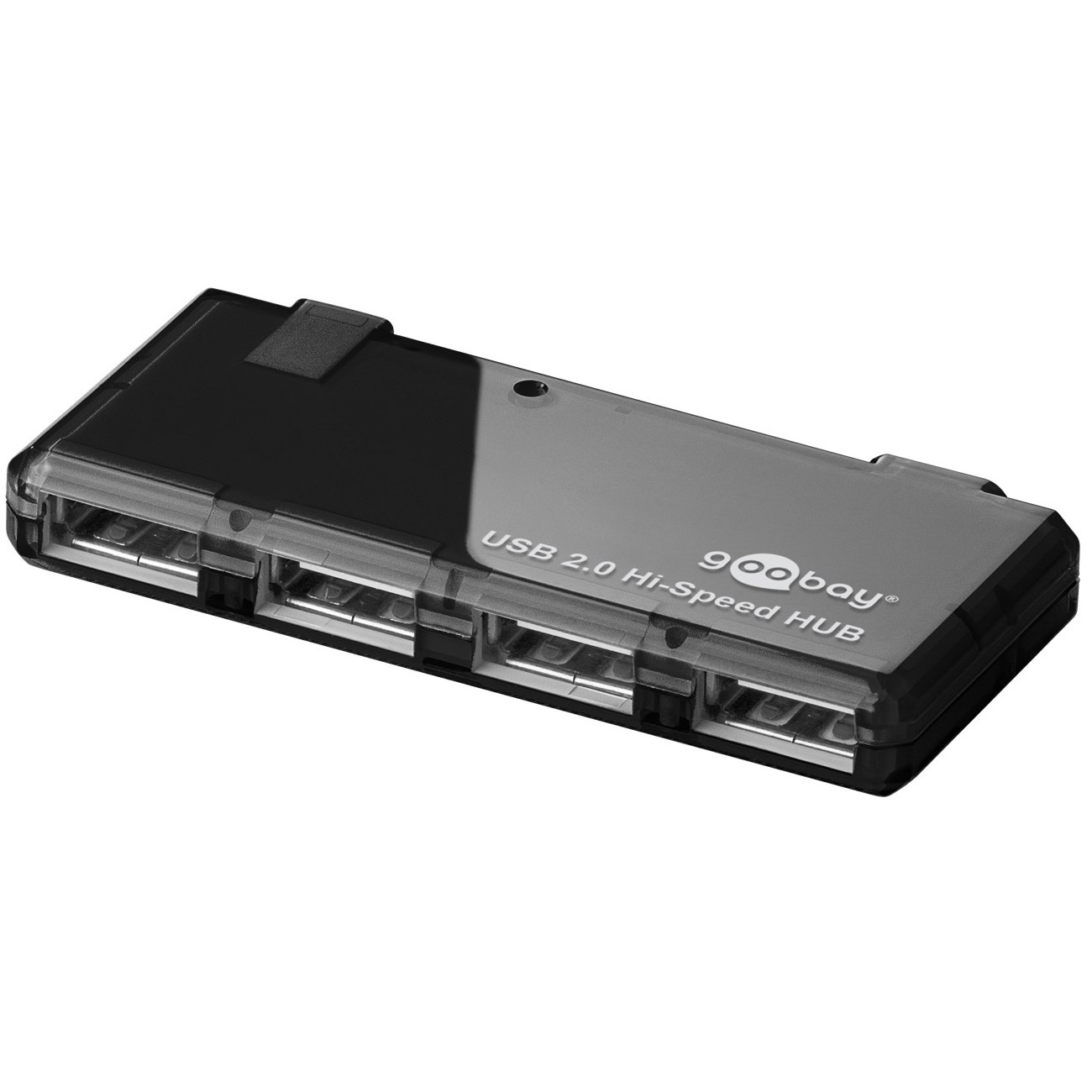USB 2.0 Hub 4-poorts Zwart