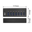 ACT USB hub met 7 poorten - USB3.0 - externe voeding / zwart - 1 meter