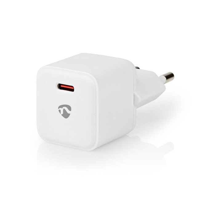 Nedis thuislader met 1 USB-C PD poort - Smart IC - 20W / wit