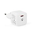 Nedis thuislader met 1 USB-C PD poort - Smart IC - 20W / wit