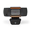 Nedis USB webcam met microfoon en klem/standaard - Full HD / zwart - 1,4 meter