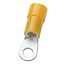 Ring kabelschoen (m) - 4,3mm (M4) / geel (100 stuks)
