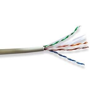 Nedis Nedis U/UTP CAT6 Gigabit netwerkkabel met flexibele aders - AWG24 / LSZH / grijs - 305 meter
