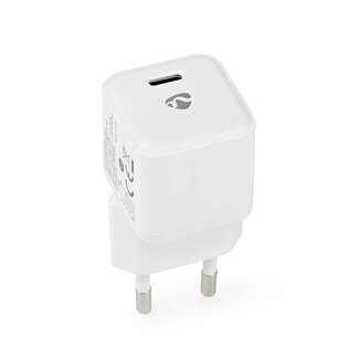 Nedis Nedis thuislader met 1 USB-C PD poort - Smart IC - 30W / wit