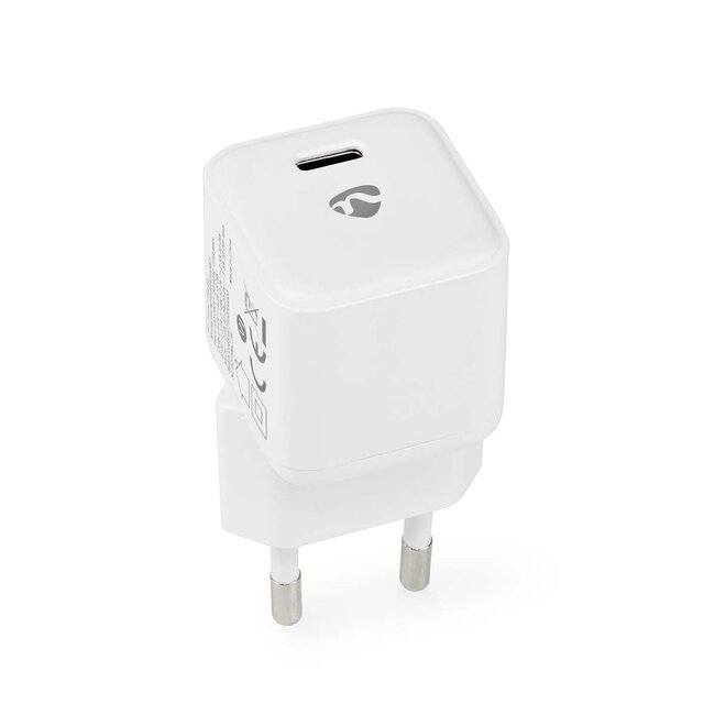 Nedis thuislader met 1 USB-C PD poort - Smart IC - 30W / wit