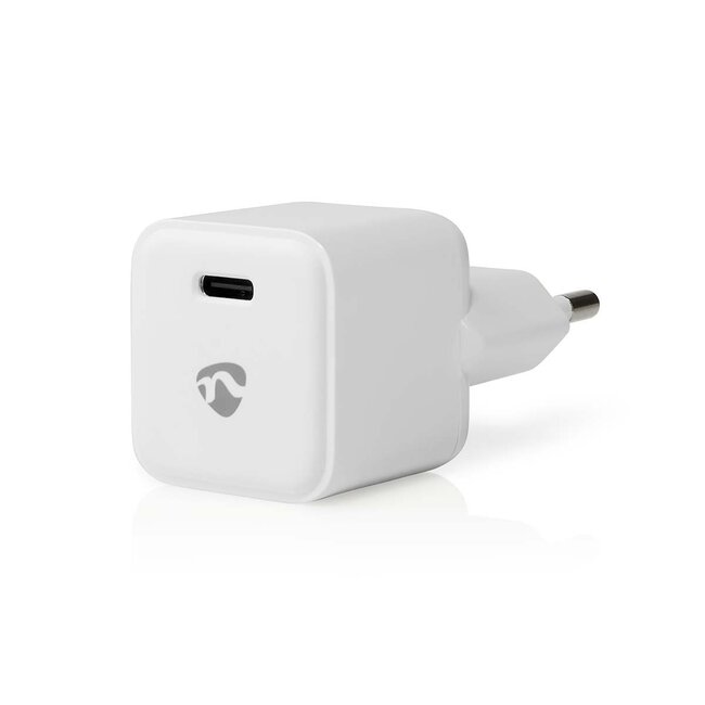 Nedis thuislader met 1 USB-C PD poort - Smart IC - 30W / wit