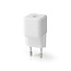 Nedis thuislader met 1 USB-C PD poort - Smart IC - 30W / wit