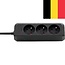 Brennenstuhl Eco-Line stekkerdoos met 3 contacten / zwart (België) - 3 meter