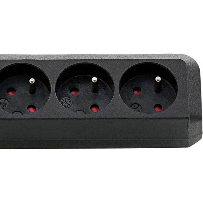 Brennenstuhl Eco-Line stekkerdoos met 3 contacten / zwart (België) - 3 meter