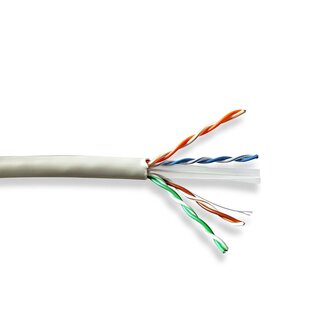 Nedis Nedis U/UTP CAT6 Gigabit netwerkkabel met vaste aders - AWG23 - LSZH / grijs - 100 meter