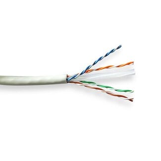 Nedis Nedis U/UTP CAT6a 10 Gigabit netwerkkabel met vaste aders - AWG23 - LSZH / grijs - 100 meter