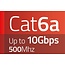 Nedis U/UTP CAT6a 10 Gigabit netwerkkabel met vaste aders - AWG23 - LSZH / grijs - 100 meter
