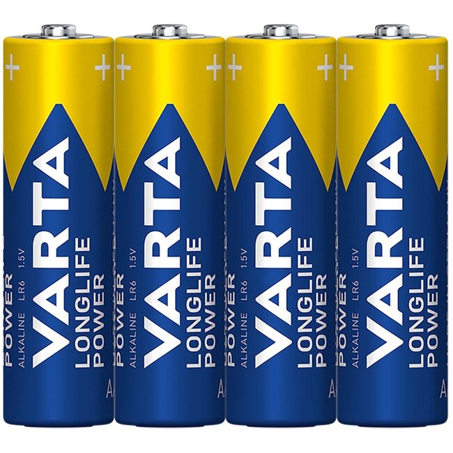 Varta AA (LR6) Longlife Power batterijen - 4 stuks
