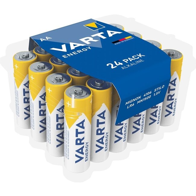 Varta AA (LR6) Energy batterijen - 24 stuks in blister