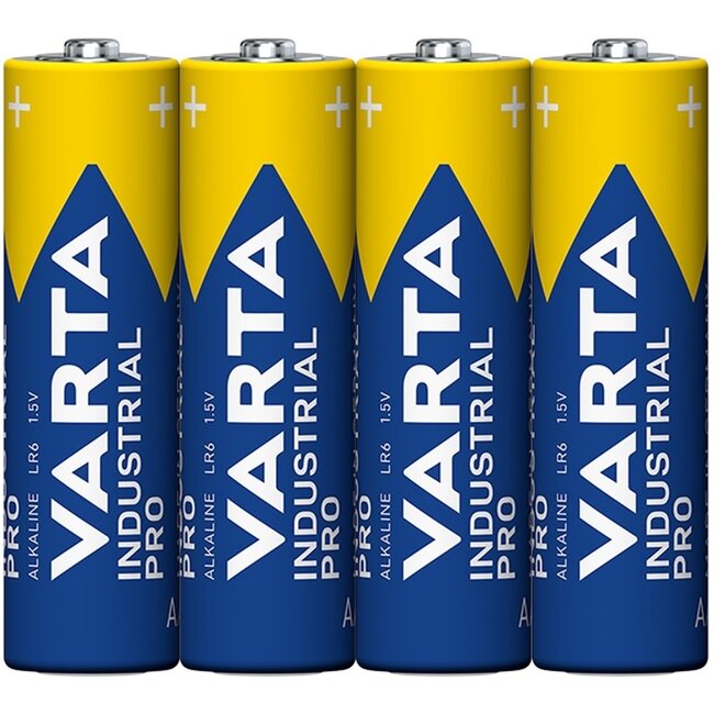 Varta AA (LR6) Industrial Pro batterijen - 4 stuks