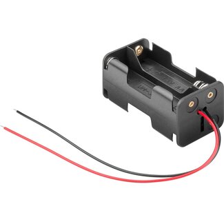 Goobay Batterijhouder voor 4 AA-batterijen - kabel met open einde