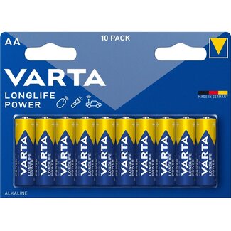 Varta Varta AA (LR6) Longlife Power batterijen - 10 stuks in blister