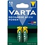 Varta AA (HR6) Recharge Accu Power batterijen / 2100 mAh - 2 stuks in blister