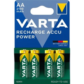 Varta Varta AA (HR6) Recharge Accu Power batterijen / 2100 mAh - 4 stuks in blister