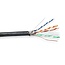 Nedis S/FTP CAT6 Gigabit outdoor netwerkkabel met vaste aders - AWG24 / zwart - 100 meter
