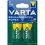 Varta C (HR14) Recharge Accu Power batterijen / 3000 mAh - 2 stuks in blister