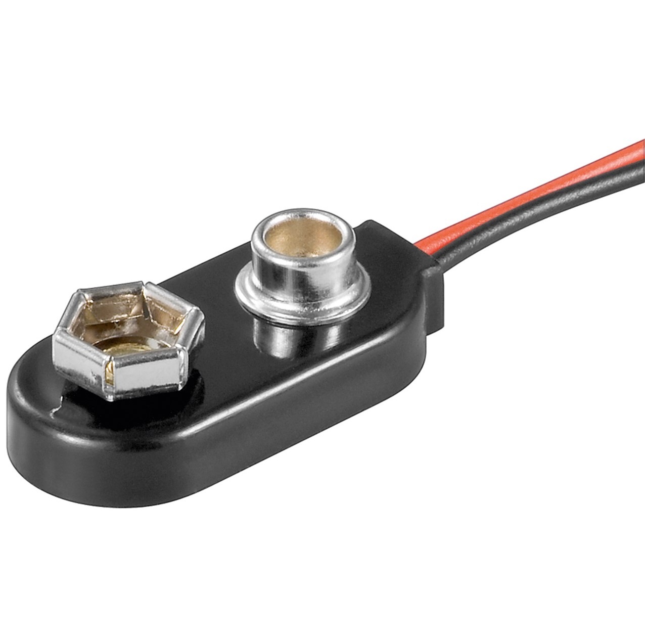 Goobay 1x 9 V Block batterijhouder