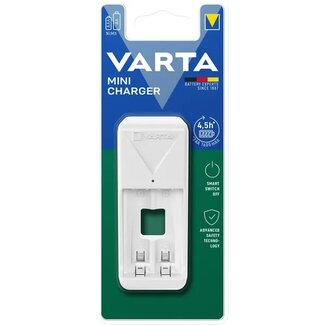 Varta Varta Easy Mini Charger batterijenlader voor AA/AAA / wit