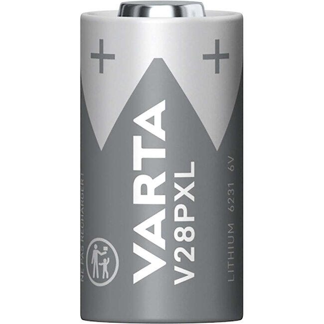 Varta 2CR1/3N (V28PXL) Lithium Cylindrical batterij / 1 stuk