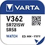 Varta V362 (SR58) Zilveroxide knoopcel-batterij / 1 stuk