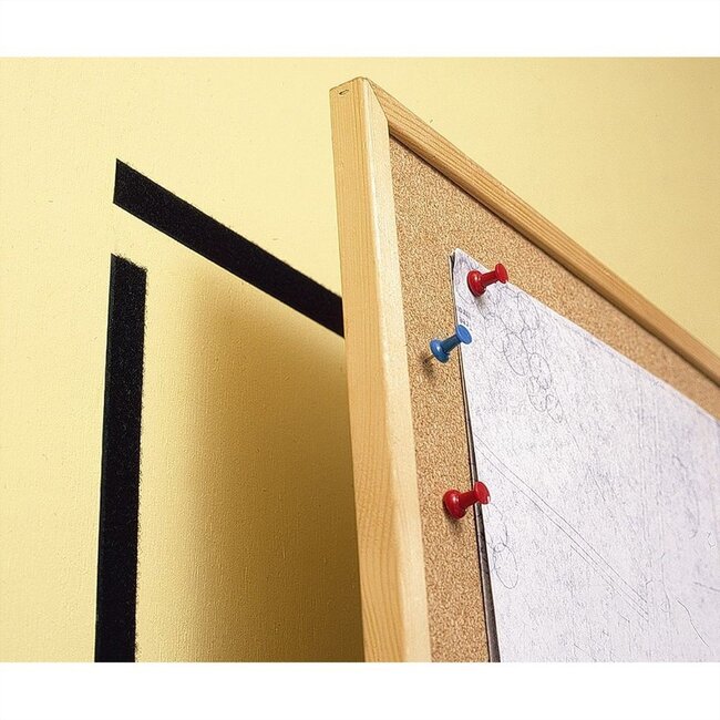 Velcro Stick On klittenband rol 2-delig (zelfklevend) 20mm / zwart (0,50 meter)