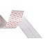 Velcro Stick On klittenband rol 2-delig (zelfklevend) 20mm / wit (1 meter)