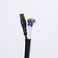 Cavus polyester kabelsleeve zelfsluitend - 10mm / zwart - 1,5 meter