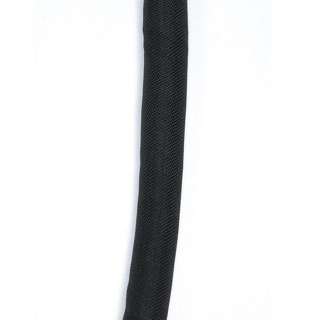 Cavus polyester kabelsleeve zelfsluitend - 10mm / zwart - 3 meter