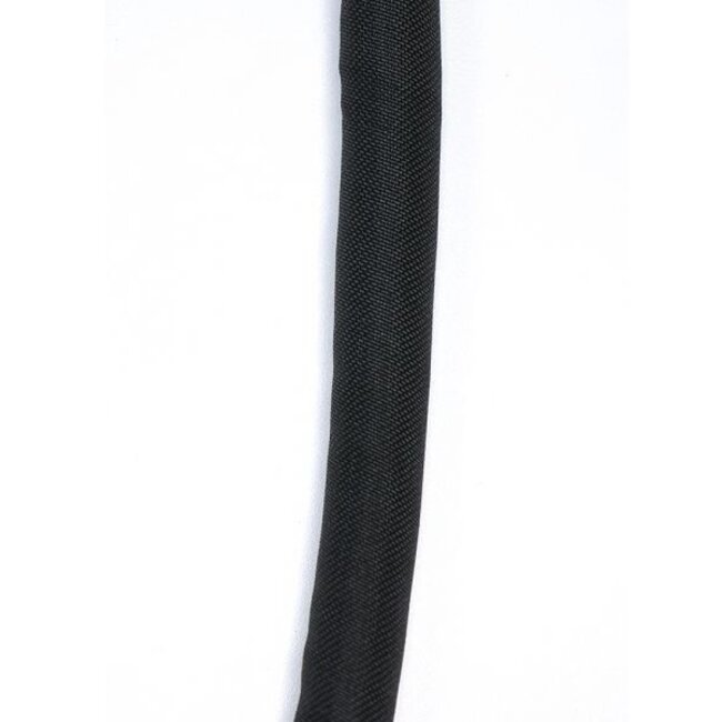 Cavus polyester kabelsleeve zelfsluitend - 19mm / zwart - 1 meter