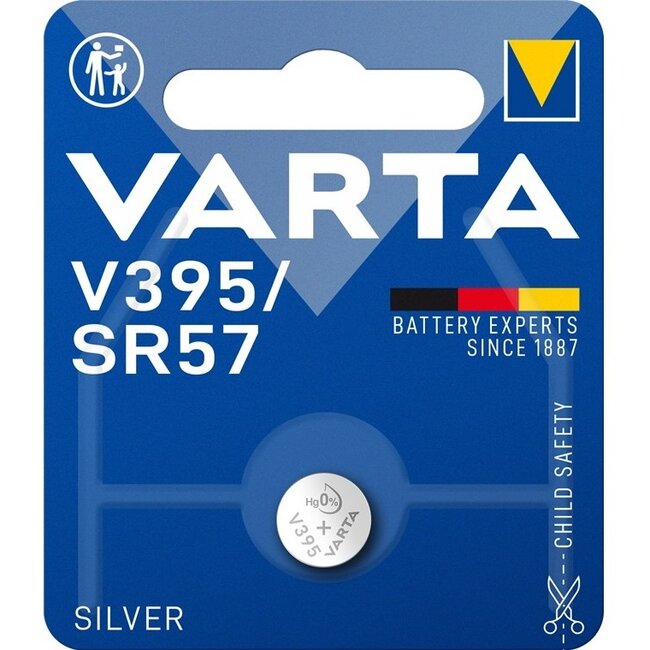 Varta V395 (SR57) Zilveroxide knoopcel-batterij / 1 stuk
