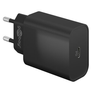 Goobay Goobay thuislader met 1 USB-C PD poort - 45W / zwart