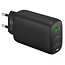 Goobay thuislader met 2 USB-C PD en 1 USB-A QC poorten - 65W / zwart