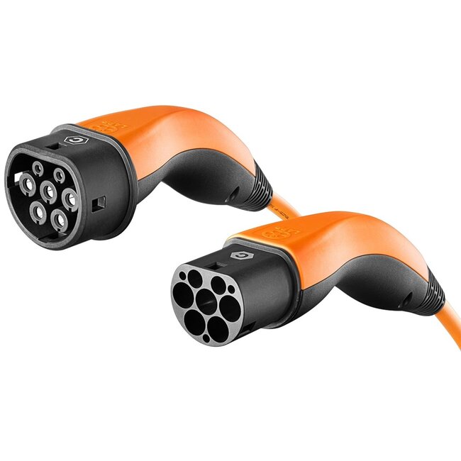 LAPP EV Type 2 - EV Type 2 spiraal oplaadkabel - 11kW / oranje - 5 meter