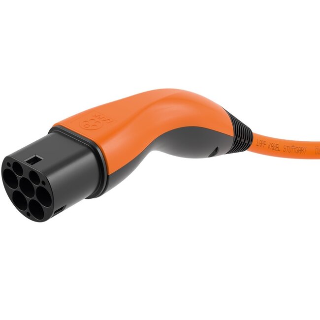 LAPP EV Type 2 - EV Type 2 spiraal oplaadkabel - 11kW / oranje - 5 meter
